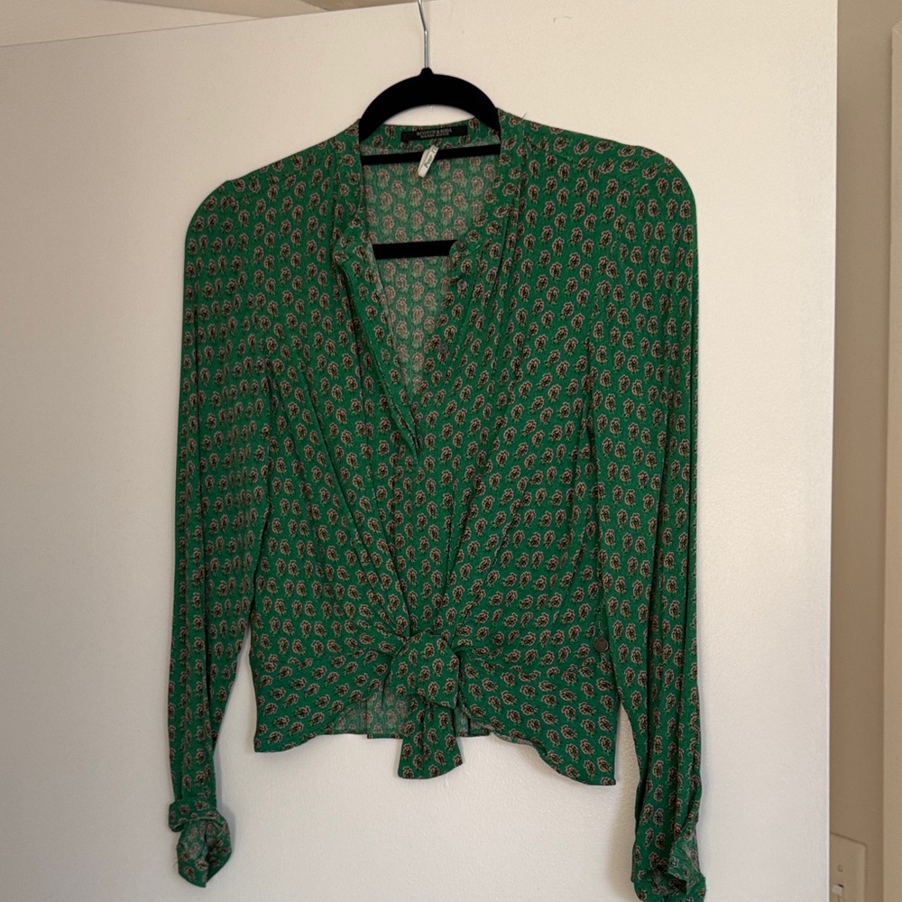 Scotch & Soda Emerald Paisley Blouse